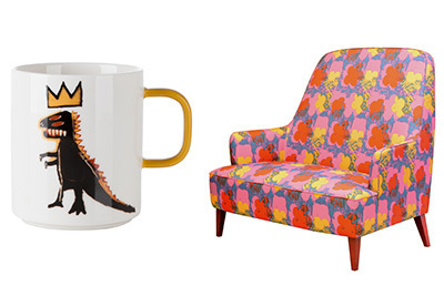 ポップアート｜フランフランがアンディ・ウォーホル、バスキアとコラボ - キャンベルスープ柄のクッションなど