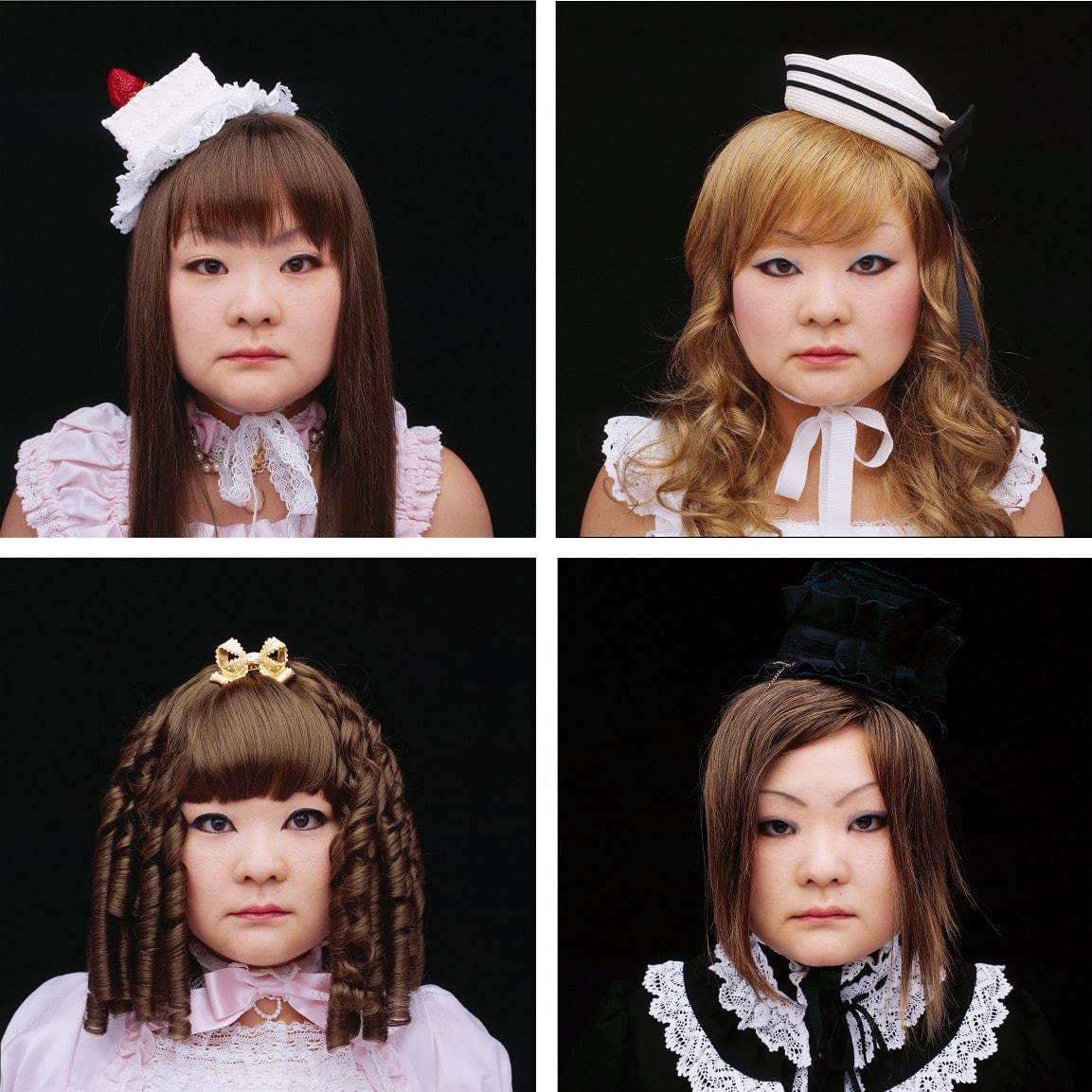 《Decoration / Face》部分 2008年 発色現像方式印画(20点組) 作家蔵