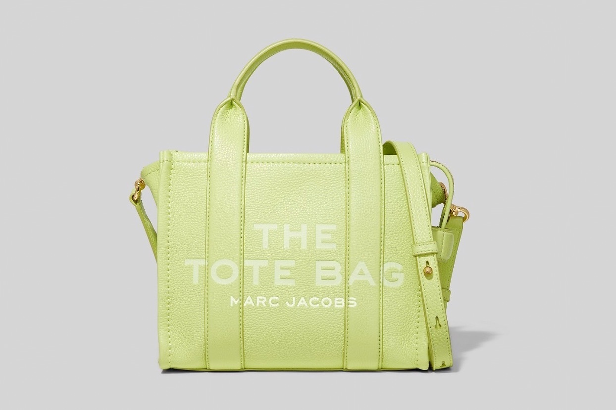 【MARC JACOBS】マークジェイコブス　カウレザー　トートバッグ　ベージュ