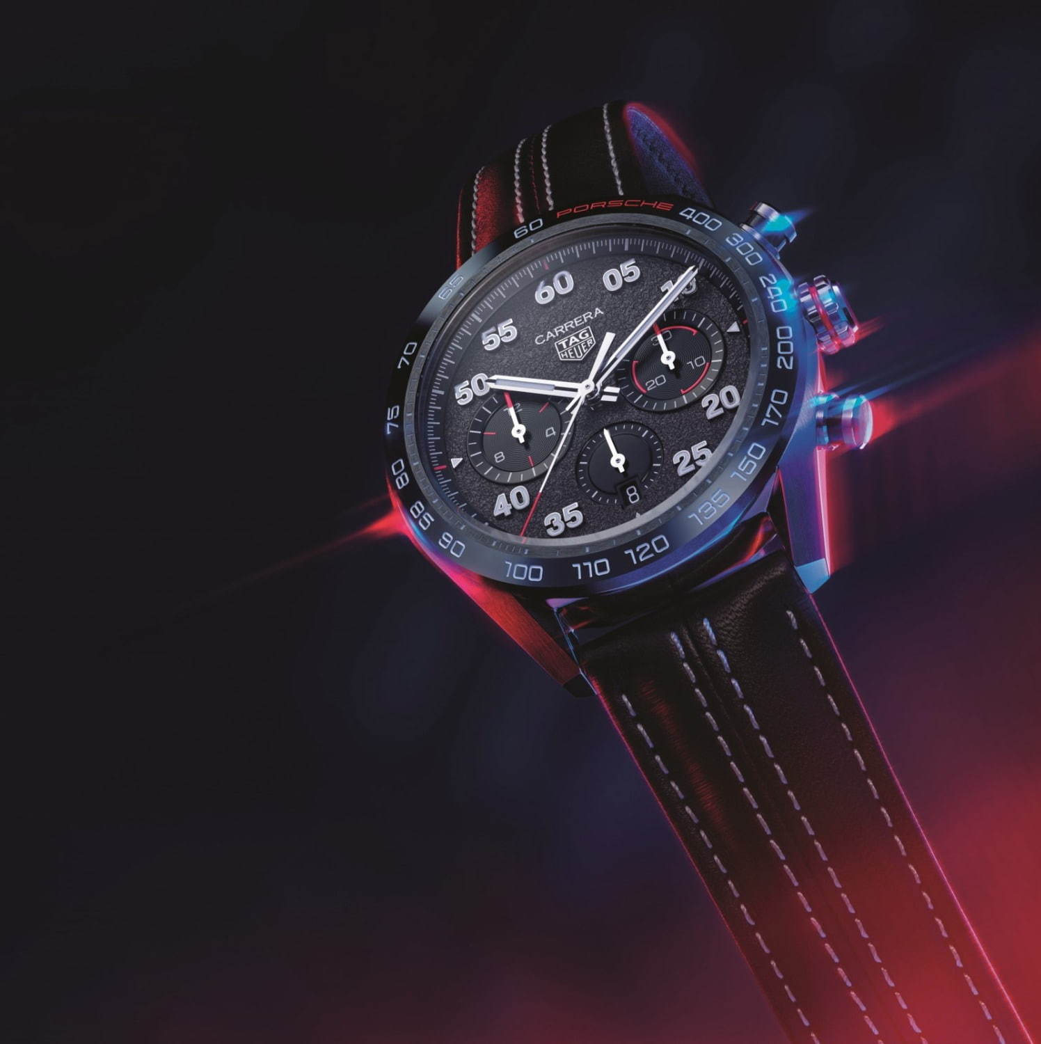 タグ・ホイヤー＆ポルシェの腕時計、ポルシェの“スポーツカー”デザインを取り入れたクロノグラフ｜写真8