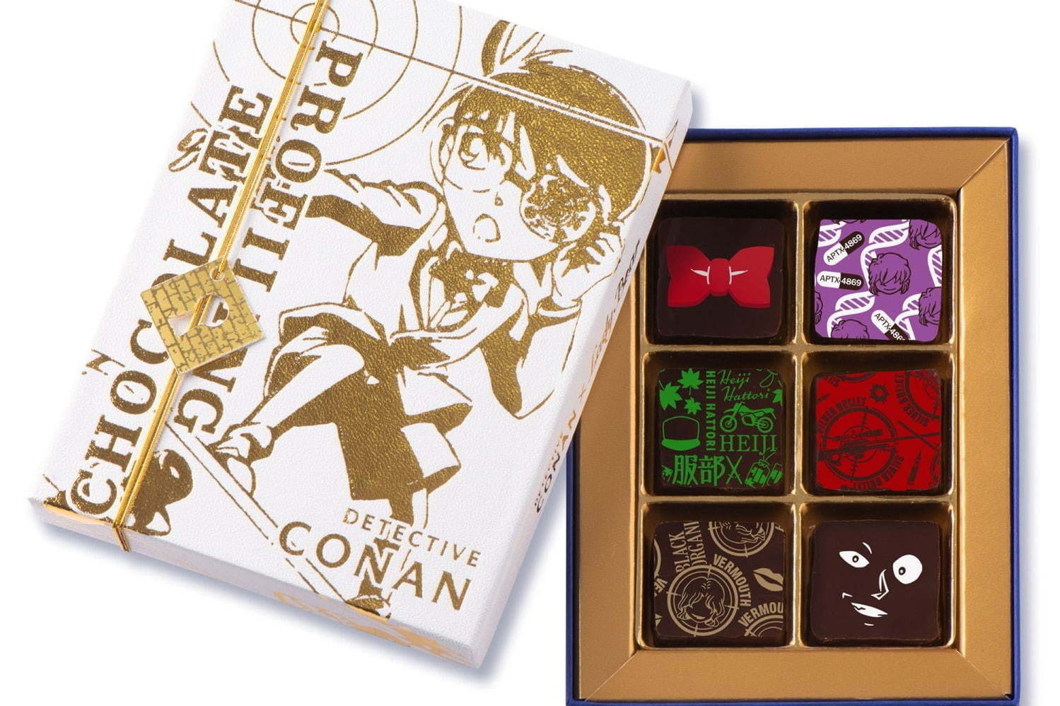 名探偵コナン｜『名探偵コナン』本格ボンボンショコラ、“赤井秀一”着想のベリー＆オレンジ味などがレディベアから