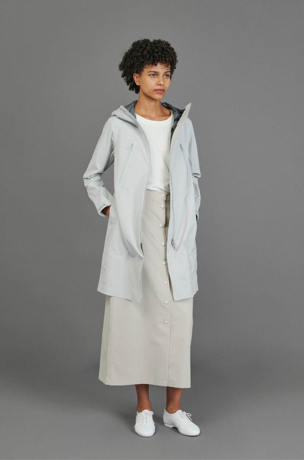 デサント ブラン 2021年春夏｜female マウンテンパーカー