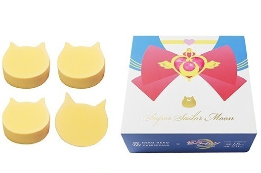 スーパーセーラームーン＆スーパーセーラーちびムーンの「ねこねこチーズケーキ」マンゴー＆いちご風味で
