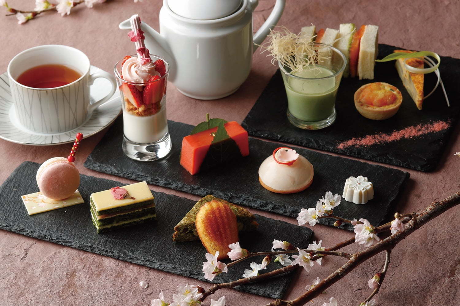 ホテル雅叙園東京「さくらアフタヌーンティー」