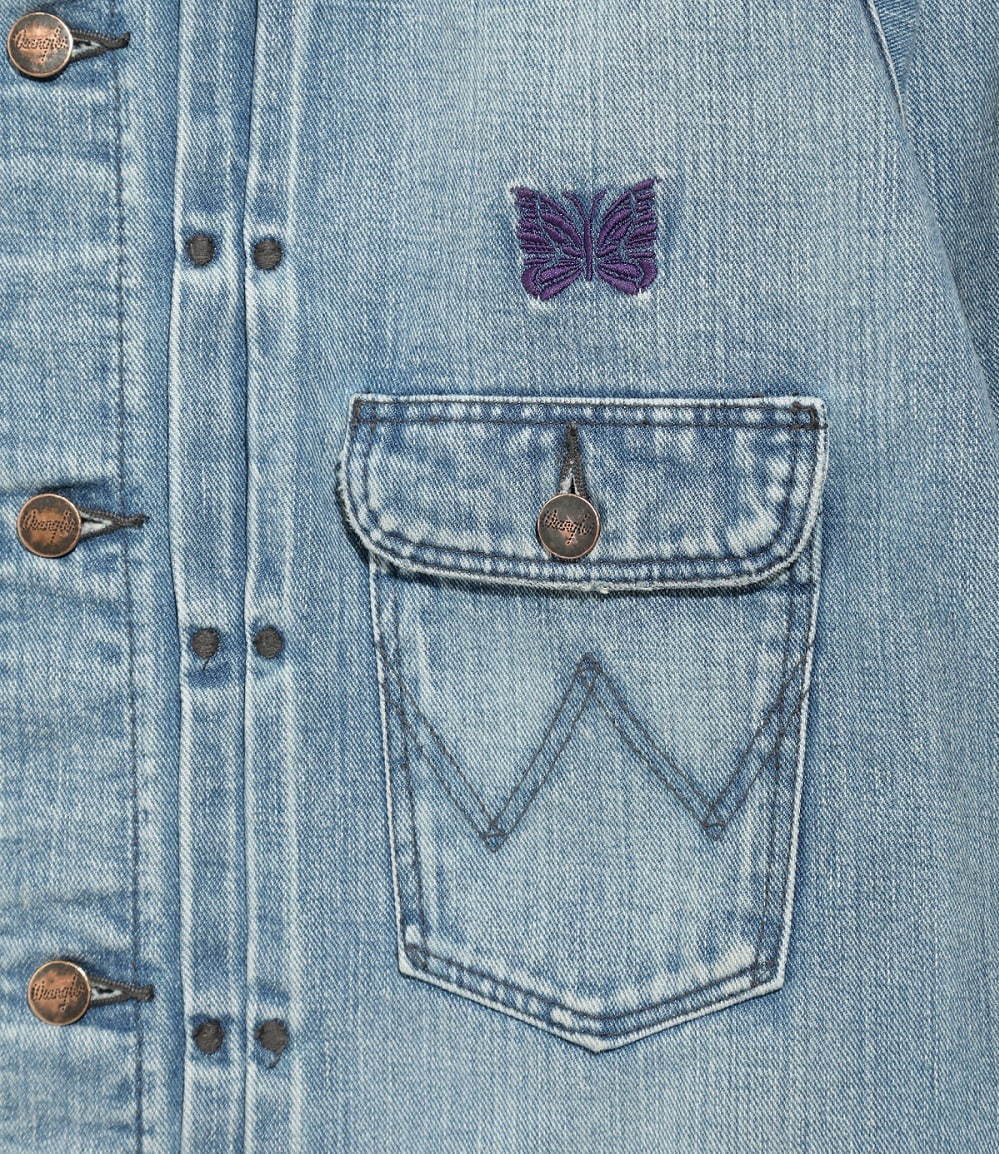 ブリヤンテス・レッド Needles x Wrangler ウエスタンシャツ M