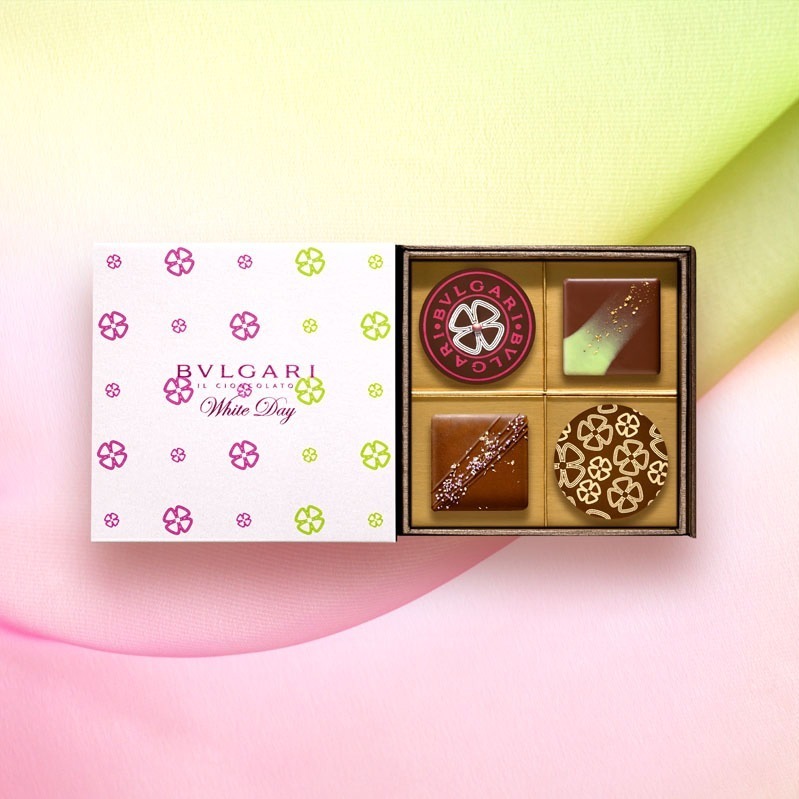 ブルガリ イル・チョコラート“花の香り”のホワイトデーチョコ、ローズやスミレの“フラワーブーケ”|写真1