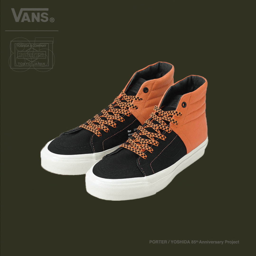 ポーター×VANS“チェッカーフラッグ柄＆ボタニカル柄”のバッグ、左右非対称スニーカーも｜写真21