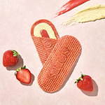 バターゴーフレット専門店「ソールズ ゴーフレット」新作、あまおう苺のストロベリーキャラメルをサンド｜写真3