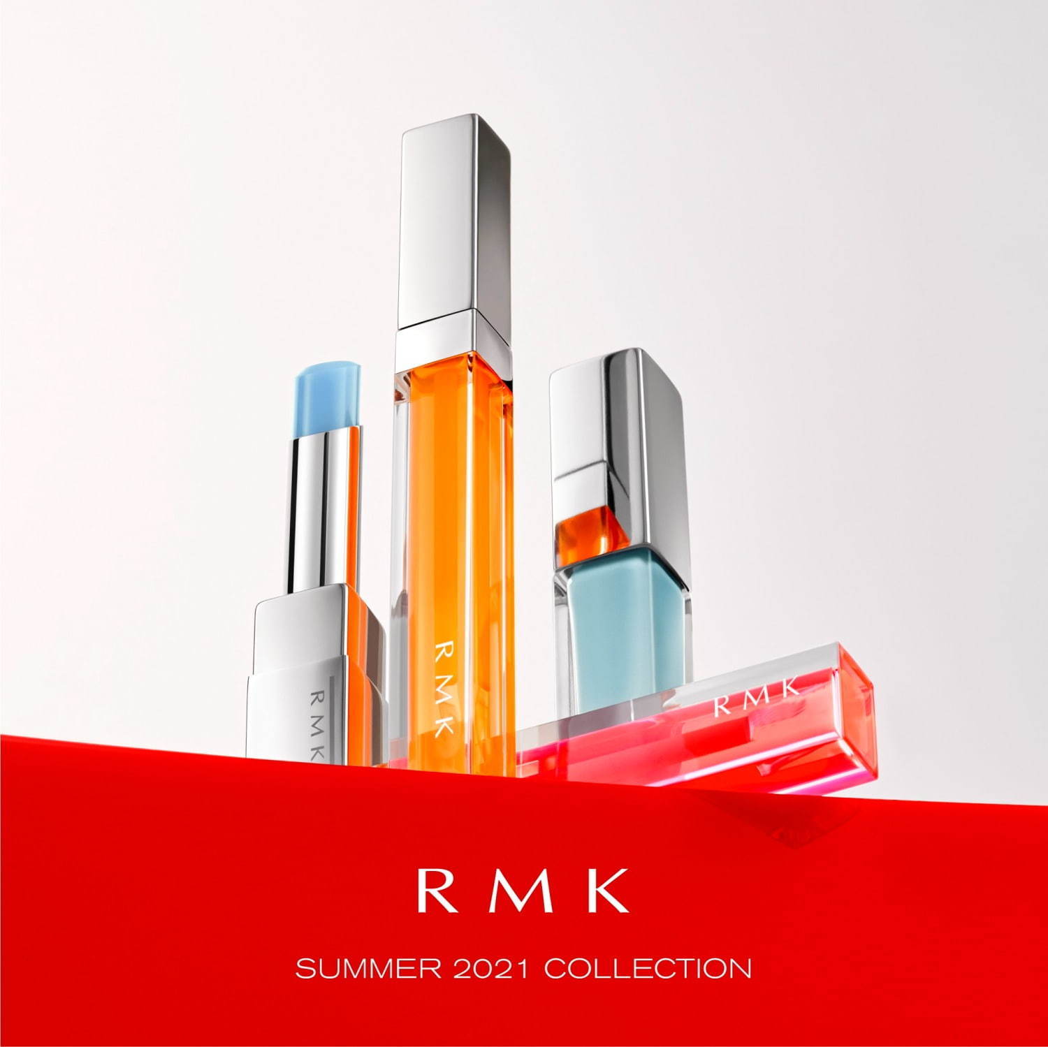 RMK21年夏コスメ第2弾、60年代着想の“ポップ”なカラフルリップグロス＆寒色ネイル ファッションプレス