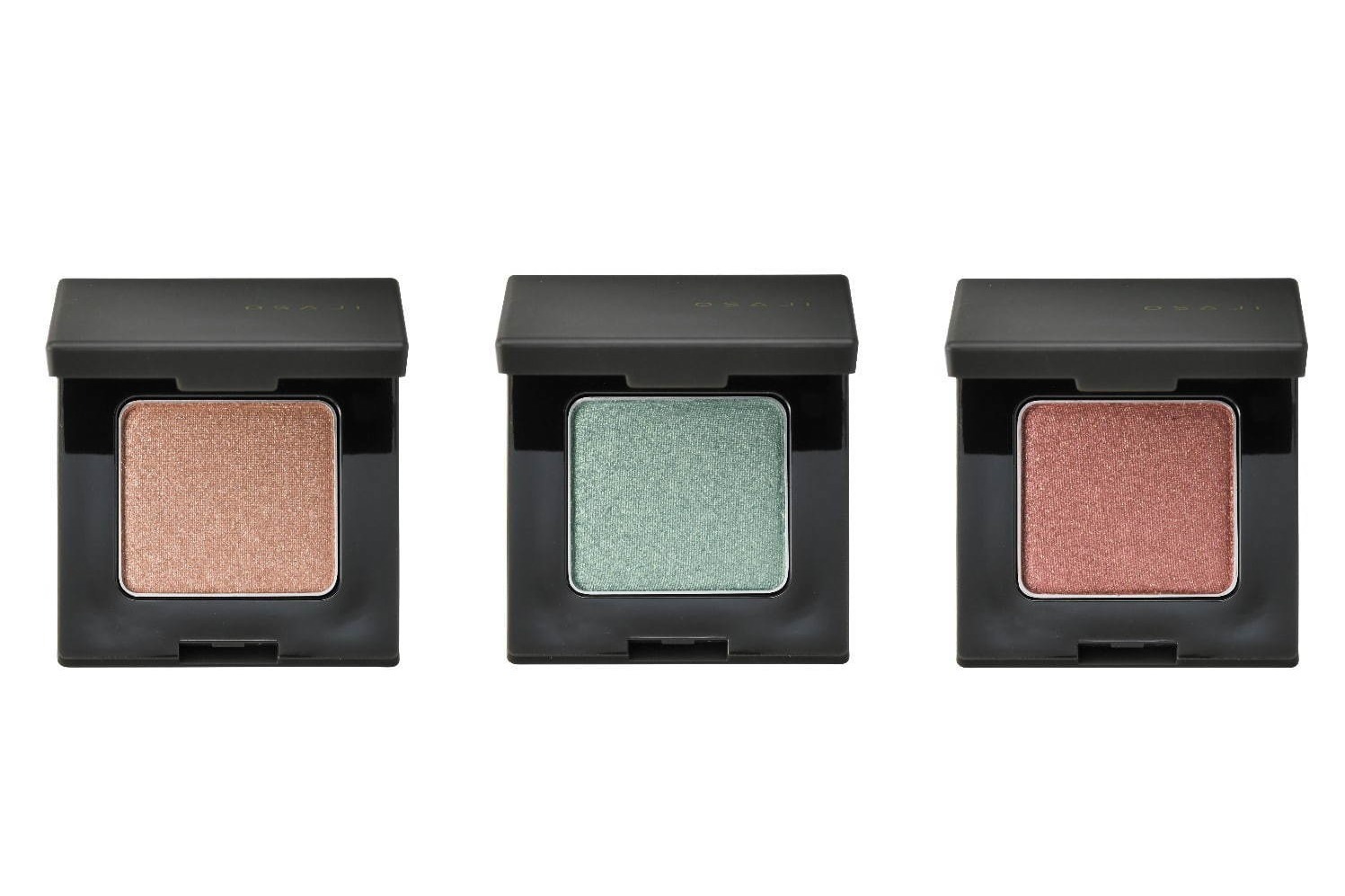 レイヤード｜オサジ21年春コスメ“重ねて遊ぶ”透け感アイシャドウ＆リップ、砂の城ベージュや街路樹グリーン