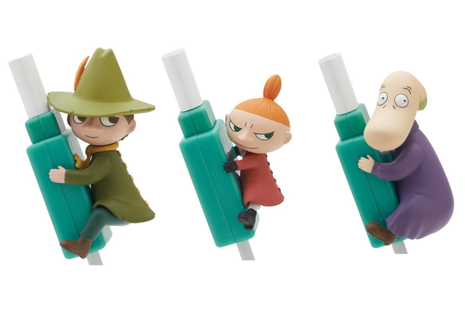 ムーミン「ぎゅっと抱きつきケーブルカバー」スナフキン＆リトルミイらが、充電ケーブル断線予防 ファッションプレス