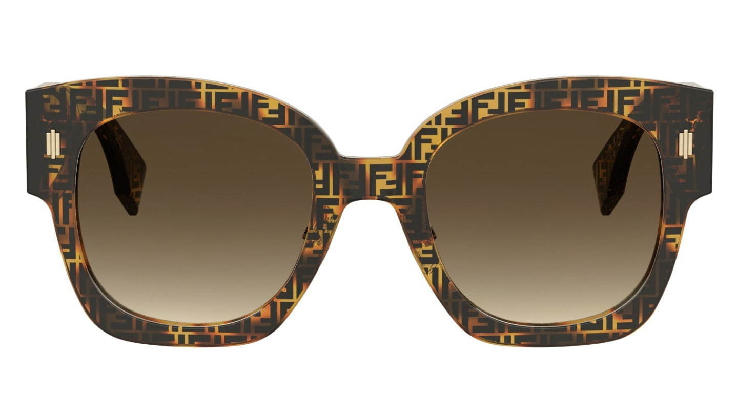 美品✨FENDI サングラス　べっ甲　FF ゴールドロゴ 美品✨FENDI サングラス べっ甲 FF ゴールドロゴ