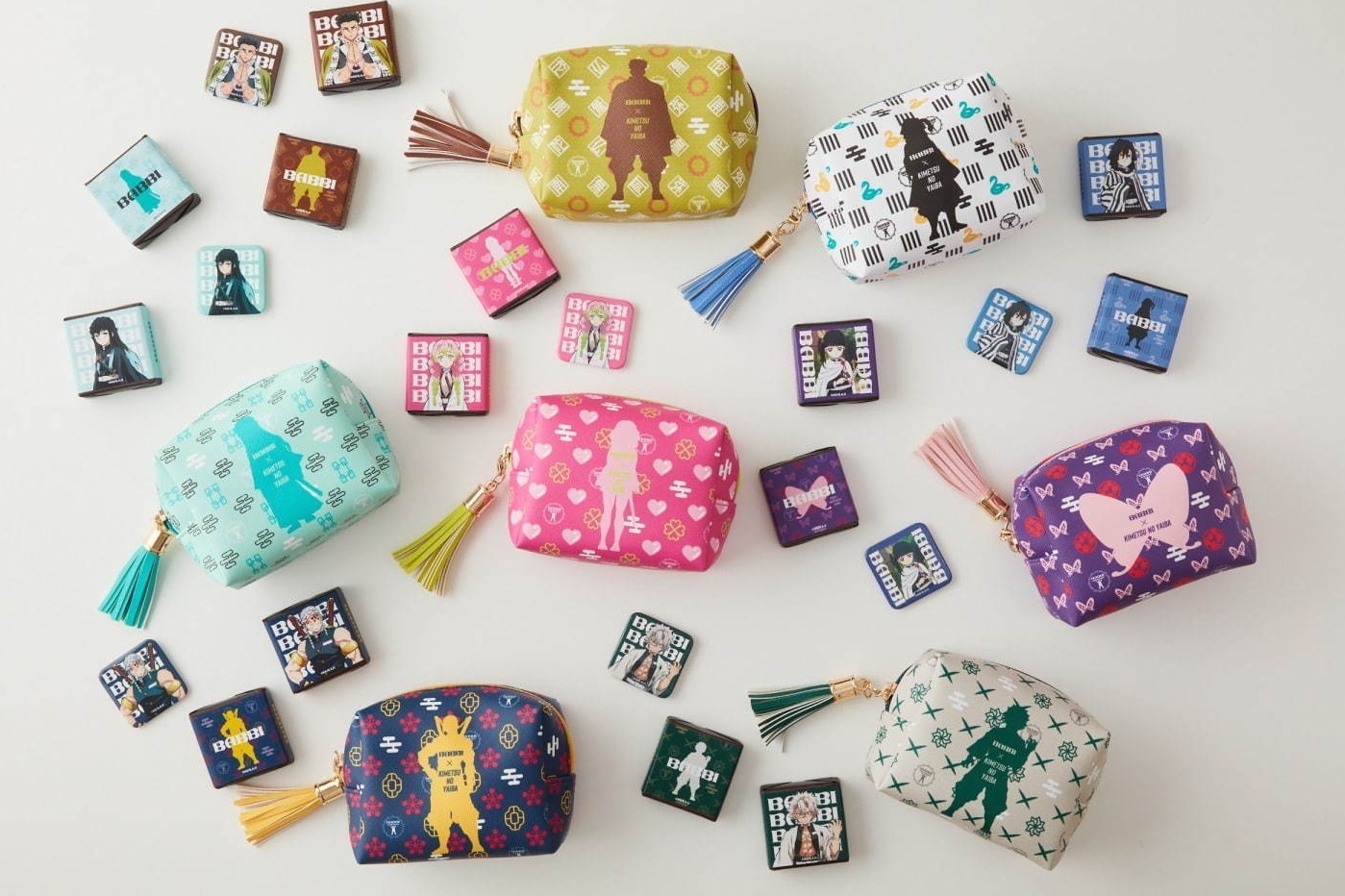 バビ×鬼滅の刃のホワイトデー限定ウエハース、栗花落カナヲ＆時透無 