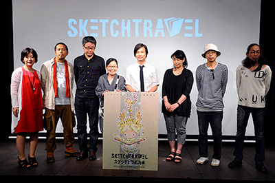 ジブリ｜ヒカリエでスケッチトラベル展開催 - 世界中のアーティストが繋いだスケッチブックがアフリカの子供を救う