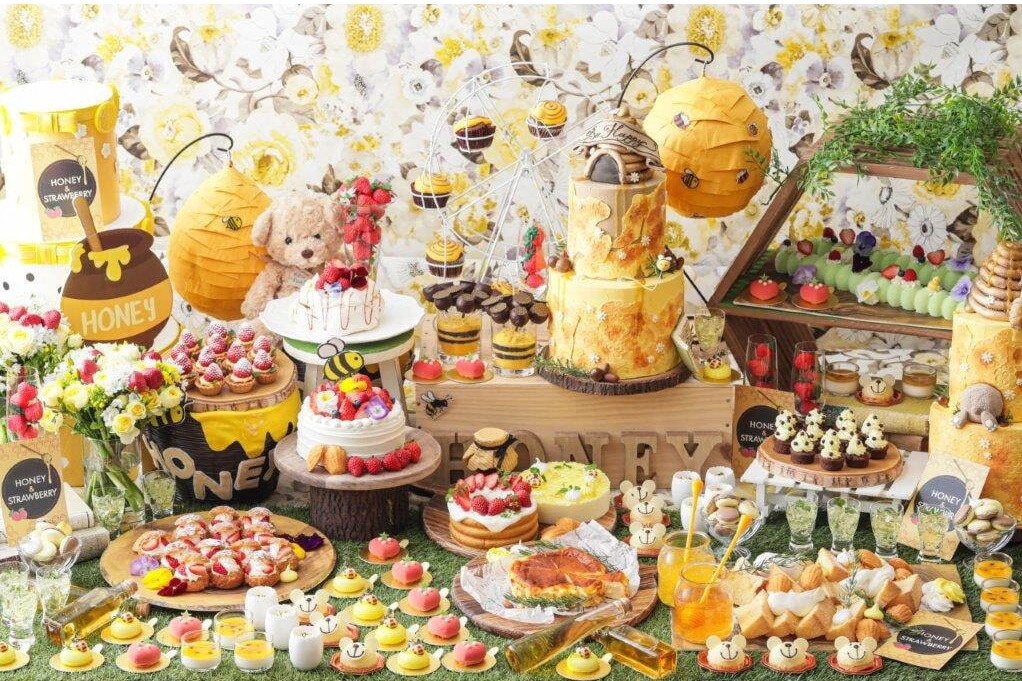 はちみつスイーツブッフェ 森の中でハニーハント が仙台で 蜂の巣 モチーフのケーキなど ファッションプレス はちみつスイーツブッフェ 森の中でハニーハント が仙台で 蜂の巣 モチーフのケーキなど ファッションプレス