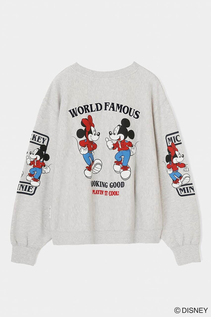 MOUSSY Disney ミッキーマウス スウェット