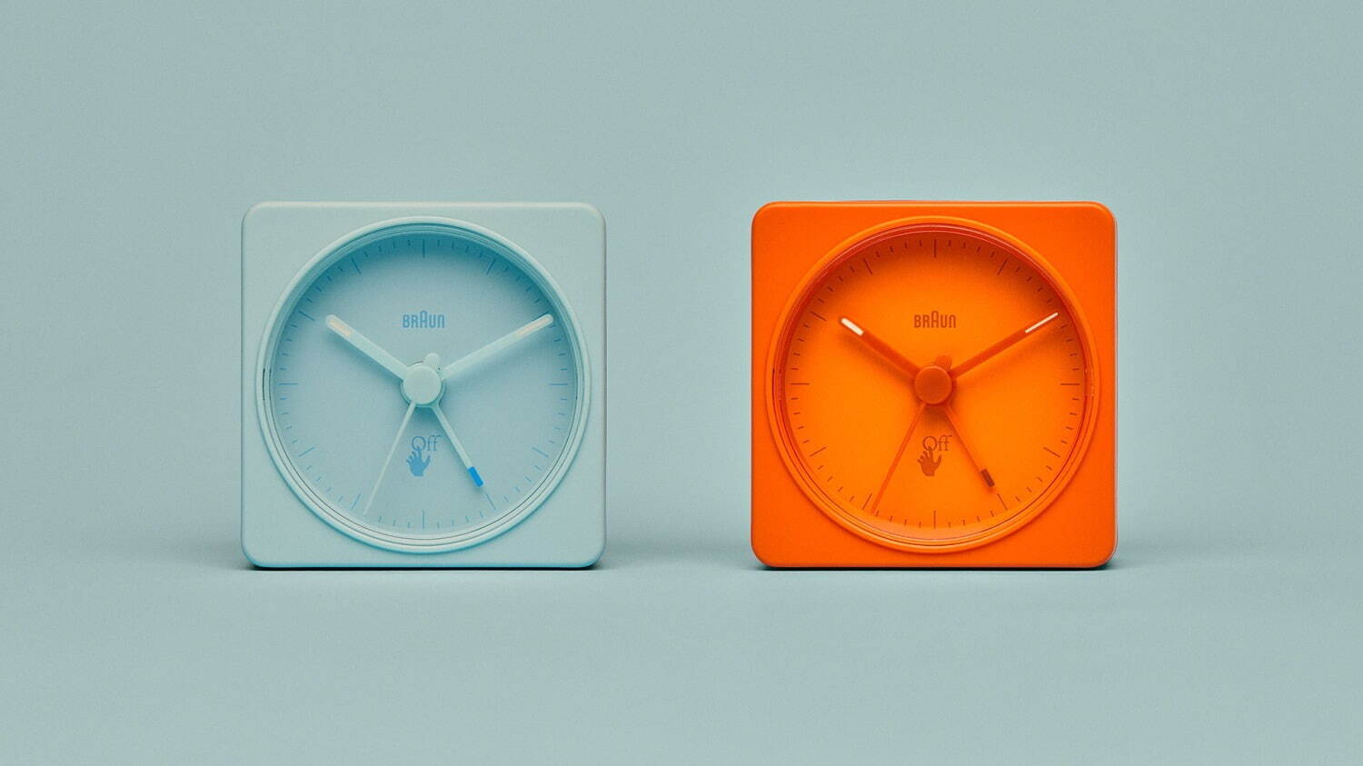 「Off-White c/o Braun “BC02” Clock 」各10,000円＋税