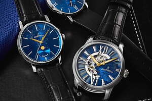 オロビアンコ25周年腕時計は夜空のような青色文字盤×漆黒ベルト - ザ・クロックハウス限定発売