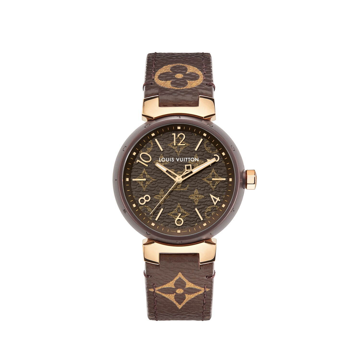 ルイ・ヴィトンの腕時計「タンブール モノグラム」新作、モノグラム