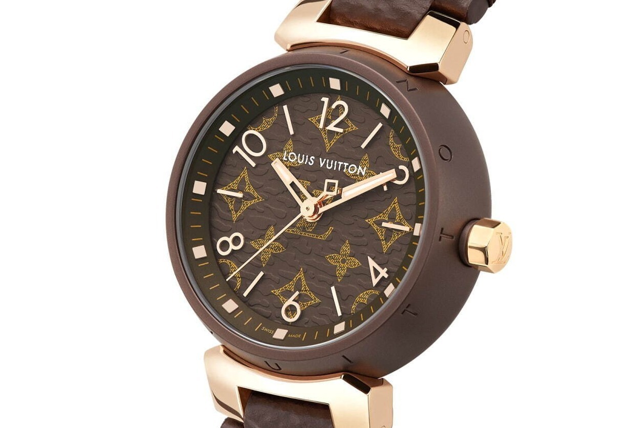 ルイ・ヴィトンの腕時計「タンブール モノグラム」新作、モノグラム 