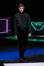 エンポリオ アルマーニ 2021年秋冬メンズコレクション - ポップさを携えた柔らかなエレガンス｜写真35