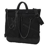 ポーターとヨウジヤマモトが初コラボ、大胆なファスナー×チェーンを配した“マットブラック”バッグ｜写真6