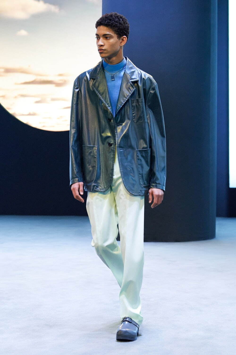 FERRAGAMO フェラガモ ブルー Blu ファッション小物 メンズ 秋冬2022