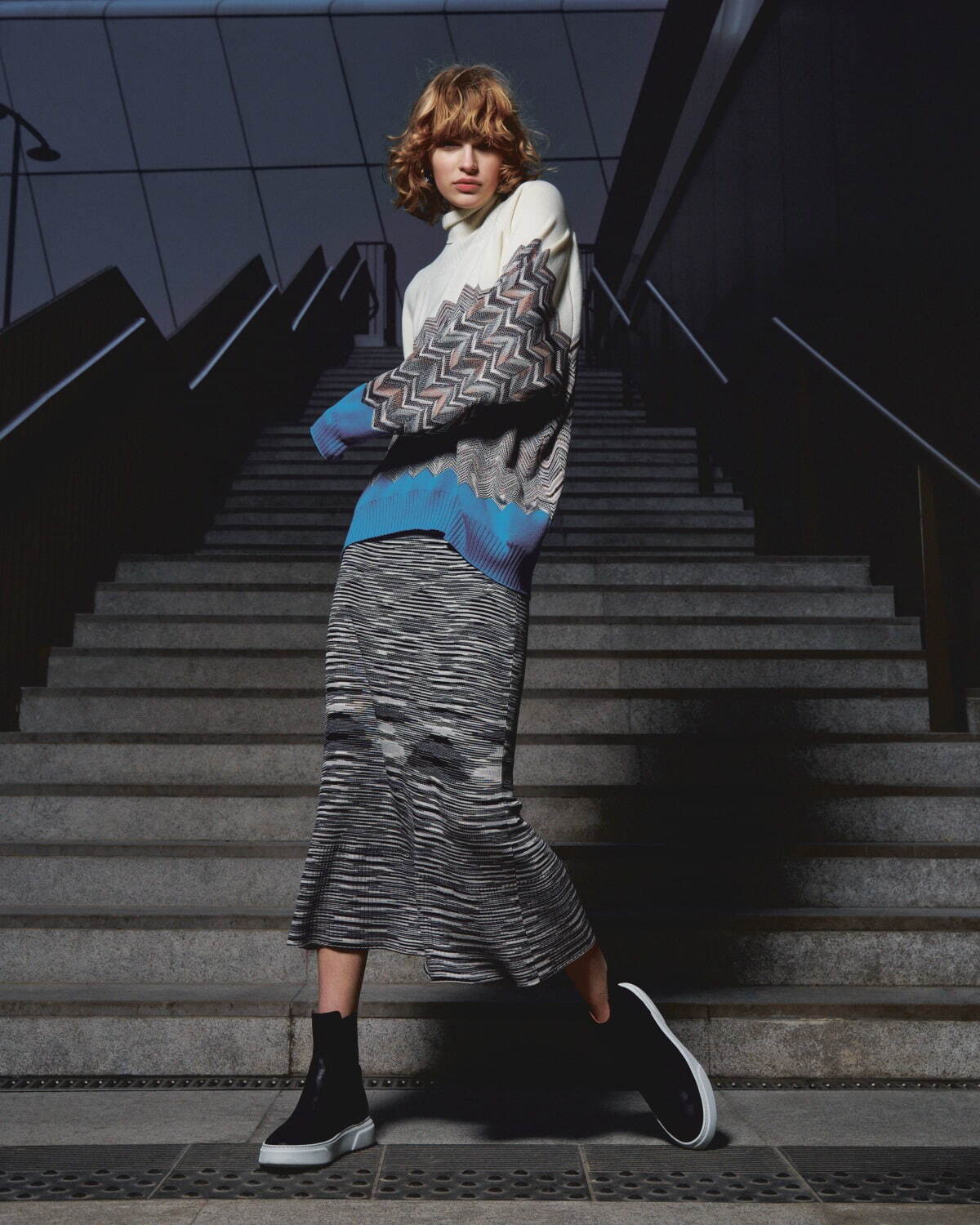 現在30%OFF】Missoni(ミッソーニ) 秋冬用ワンピース ワンピース ひざ丈
