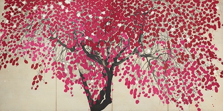 船田玉樹《花の夕》1938年