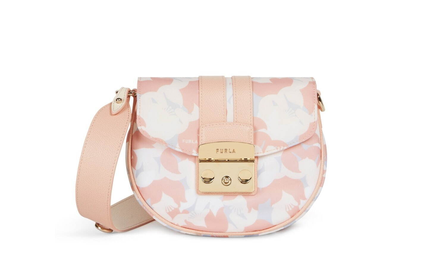 新品★【FURLA】定価54,000円★メトロポリス ピンク柄