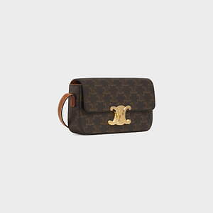 【CELINE】トリオンフ ショルダーバッグ CELINE】セリーヌ フォルコ キュイル トリオンフショルダーBag