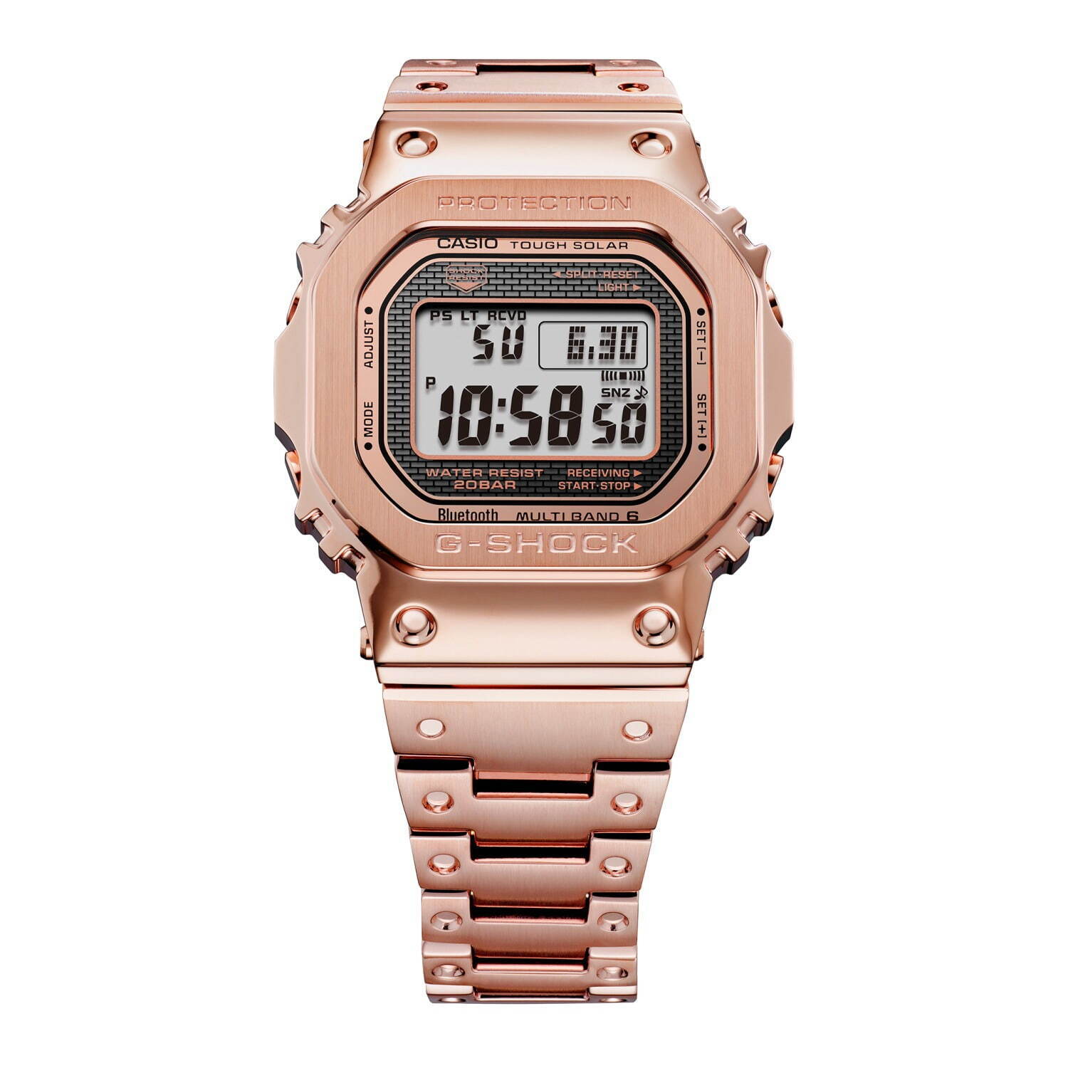 G-SHOCK“ローズゴールド”のフルメタル腕時計、“金属の塊”から削りだしたような質感に - ファッションプレス