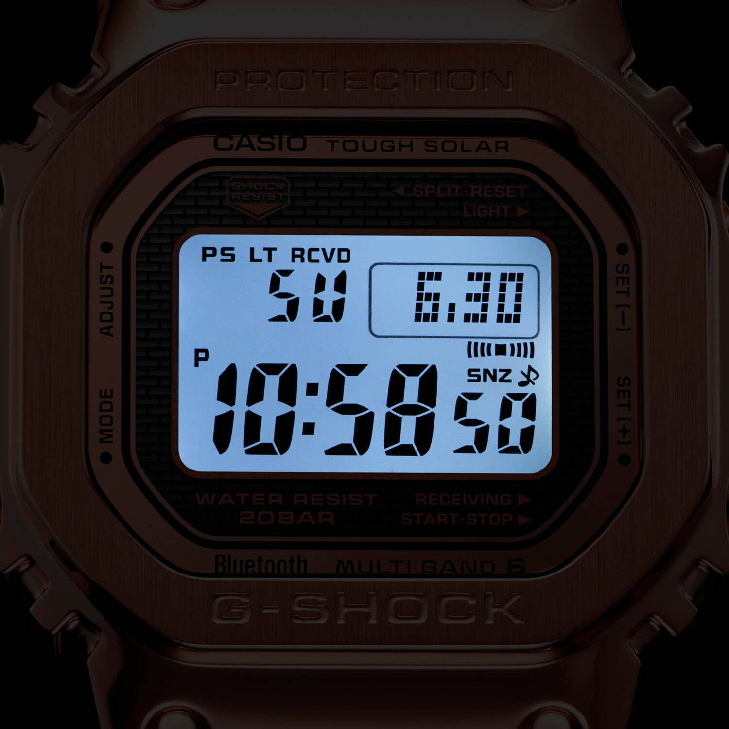 G-SHOCK“ローズゴールド”のフルメタル腕時計、“金属の塊”から削りだしたような質感に - ファッションプレス