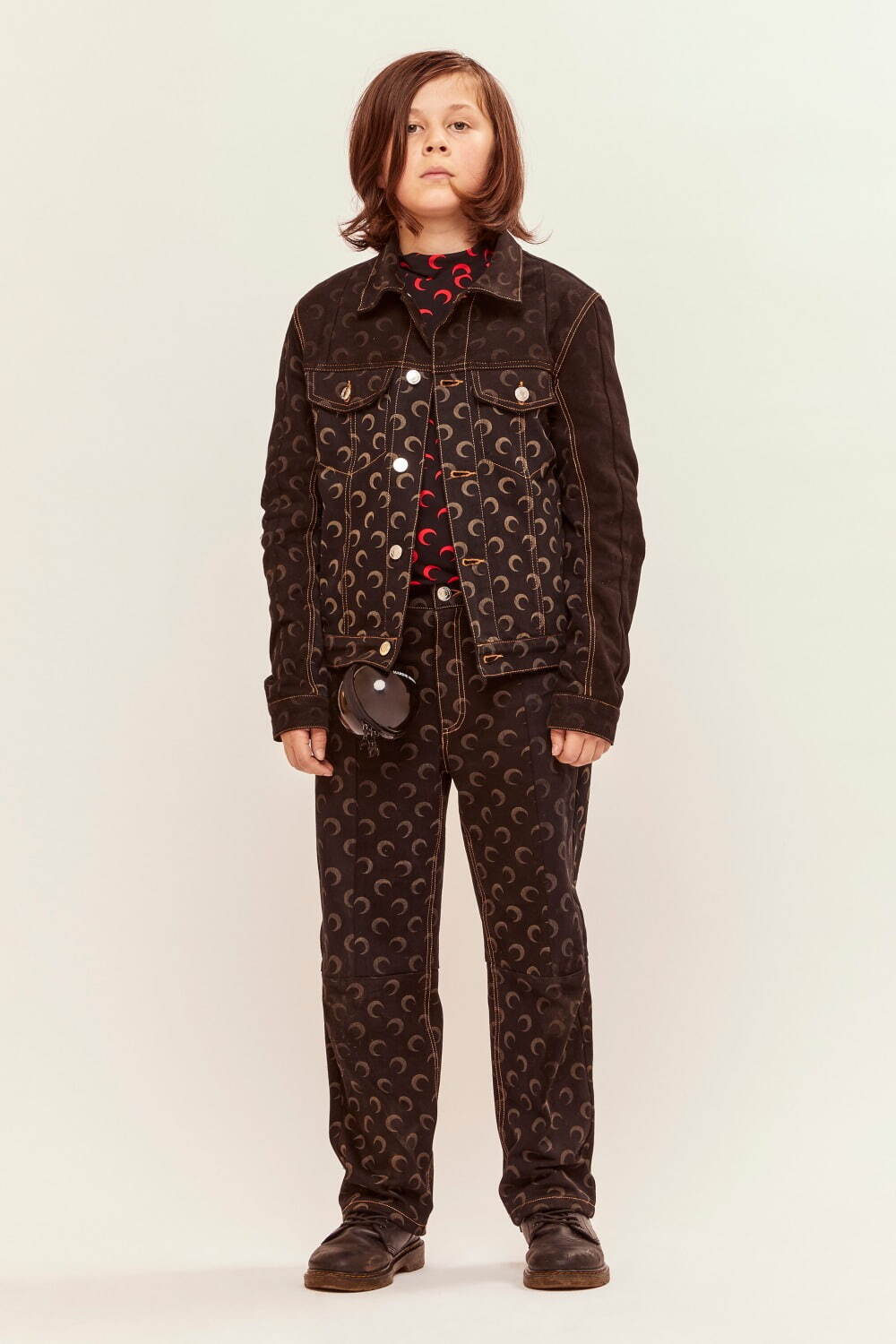 新品 MARINE SERRE 21AW マリーンセル デニム ワンピース 【海外限定】