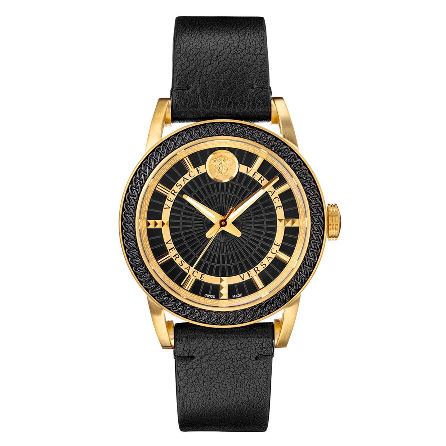 ヴェルサーチェの新作腕時計「ヴェルサーチェ コード」チェーンや 