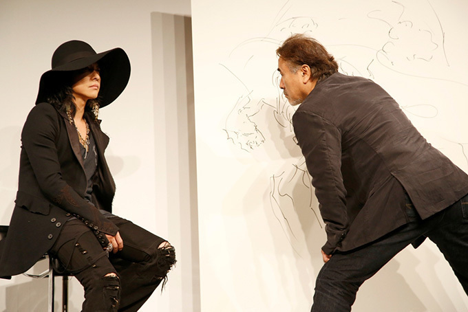 天野喜孝×HYDE コラボアート展 - 原宿でHYDEモチーフのイラストなど計100点以上展示 | 写真