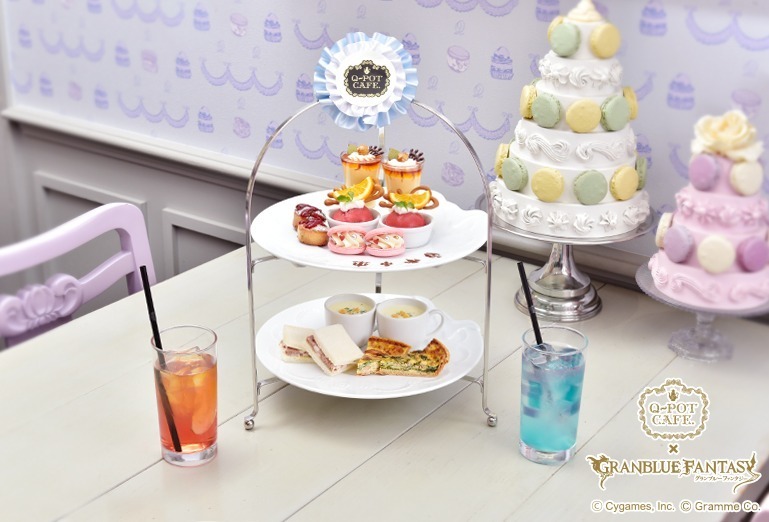 Q-pot CAFE.「グランブルーファンタジー」コラボ、四騎士が主役