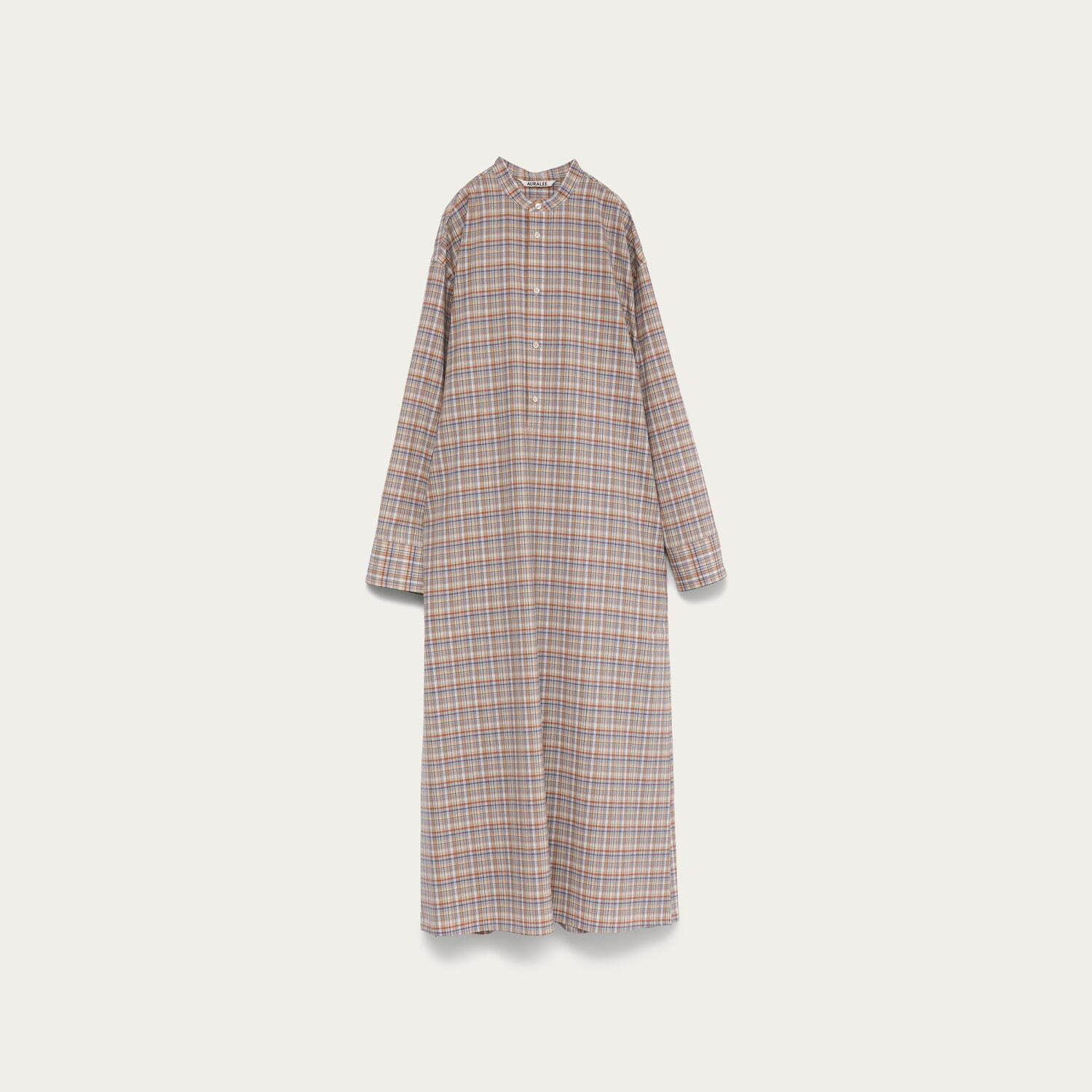 auralee オーラリー 完売 チェック マキシワンピース AURALEE チェック マキシ ワンピース ウール100 オーラリー