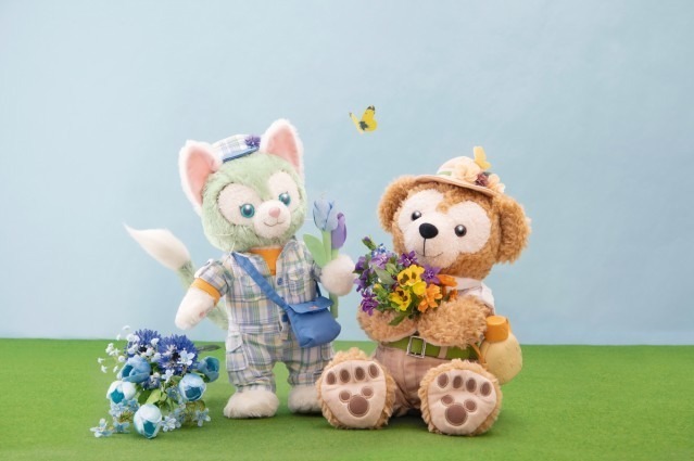 ディズニーシー 花畑で楽しむ ダッフィー フレンズの春グッズ 花柄ワンピのコスチュームなど ファッションプレス