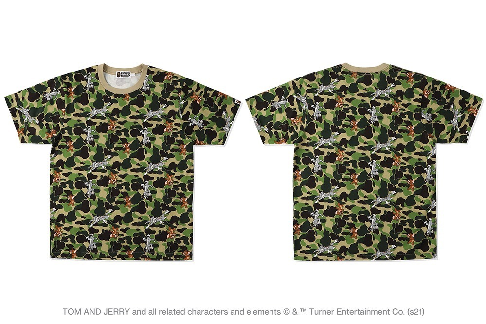 BAPE X TOM AND JERRY CAMO TEE メンズ 11,000円＋税