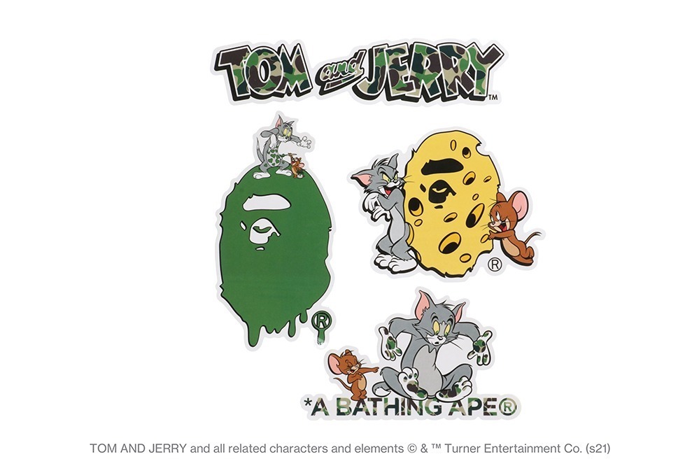 ア ベイシング エイプ×「トムとジェリー」、特別なコラボグラフィック 