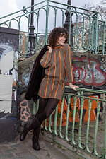 アニエスベー 2021年秋冬コレクション - カラーとプリントで遊ぶフレンチスタイル｜写真15