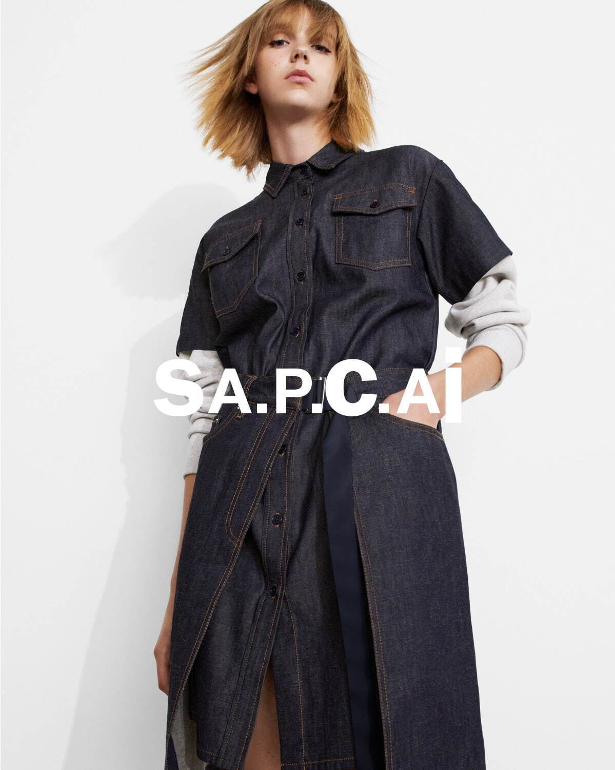 A.P.C ×sacai  コラボブルゾン　XXS肩幅45㎝