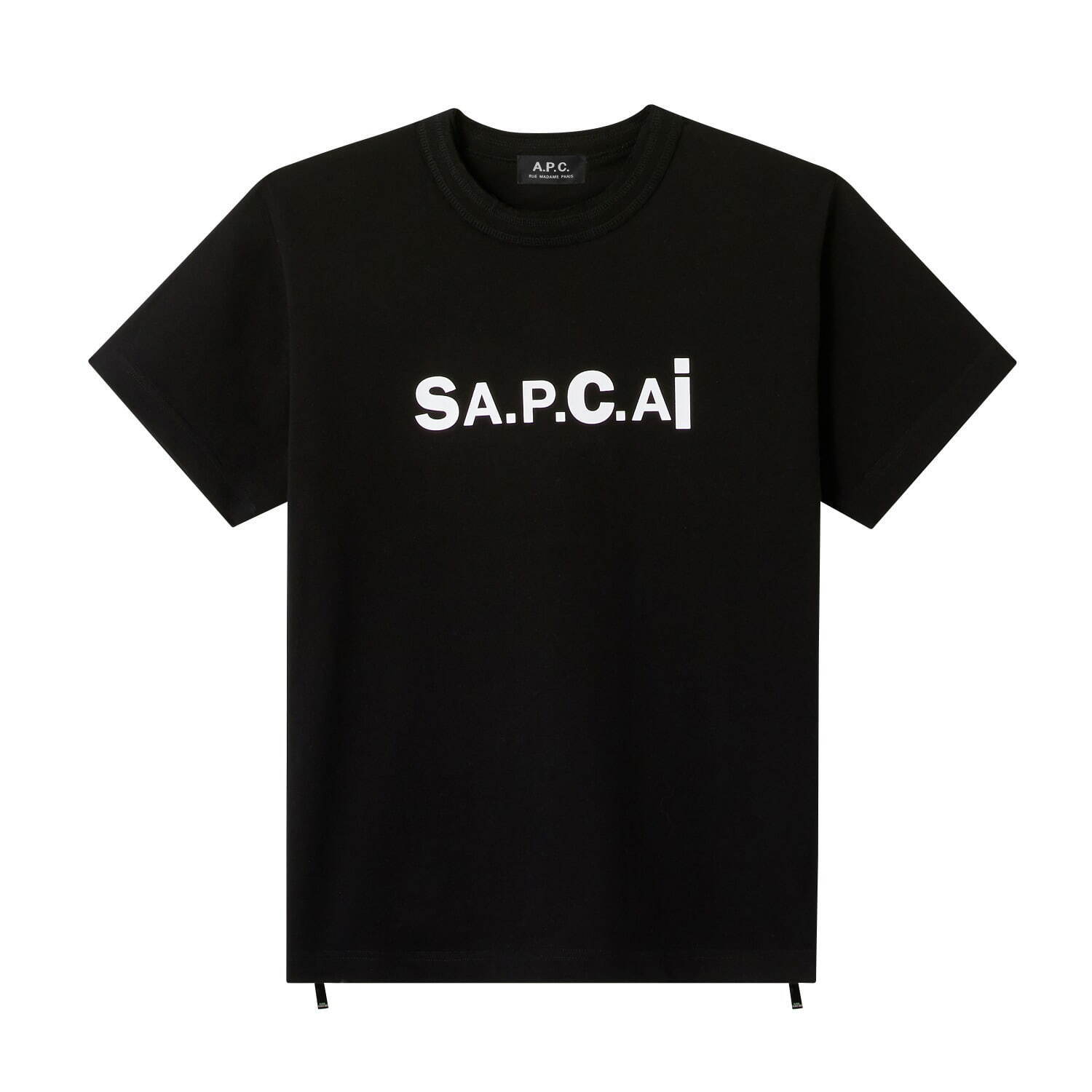 A.P.C.×sacaiのデニムジャケットやロゴフーディ、フリンジ付き白スニーカーなど｜写真14