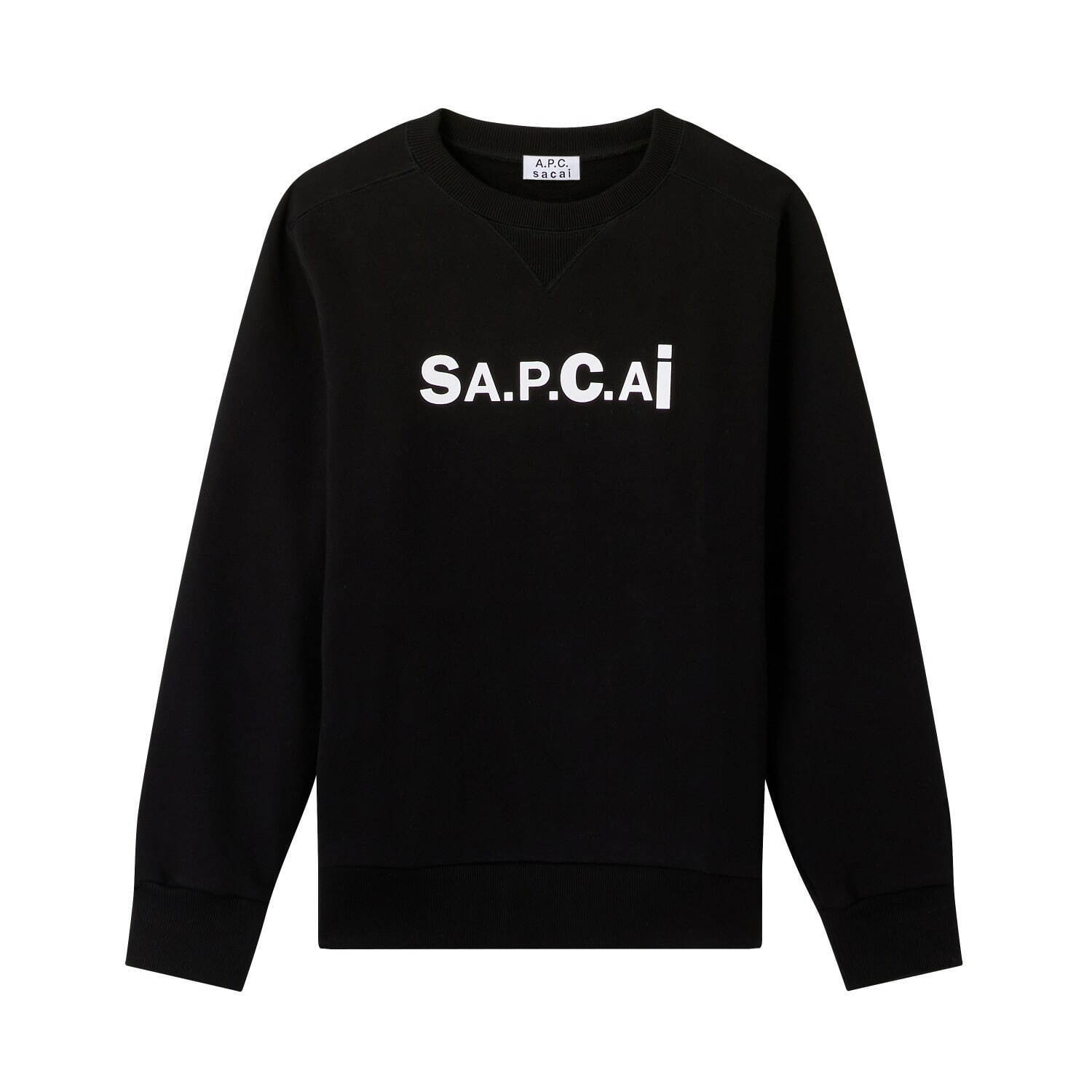 A.P.C.×sacaiのデニムジャケットやロゴフーディ、フリンジ付き白スニーカーなど｜写真13