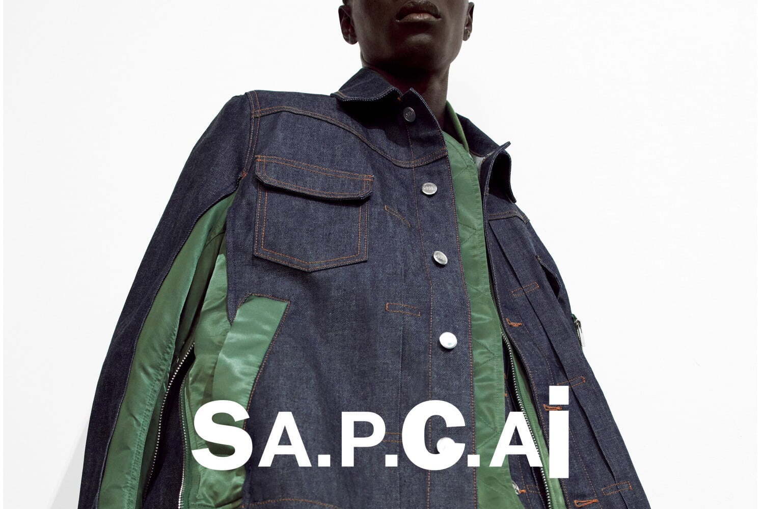 A.P.C sacai コラボフーディ