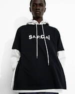 A.P.C.×sacaiのデニムジャケットやロゴフーディ、フリンジ付き白スニーカーなど｜写真37