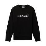 A.P.C.×sacaiのデニムジャケットやロゴフーディ、フリンジ付き白スニーカーなど｜写真13