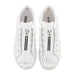 A.P.C.×sacaiのデニムジャケットやロゴフーディ、フリンジ付き白スニーカーなど｜写真18