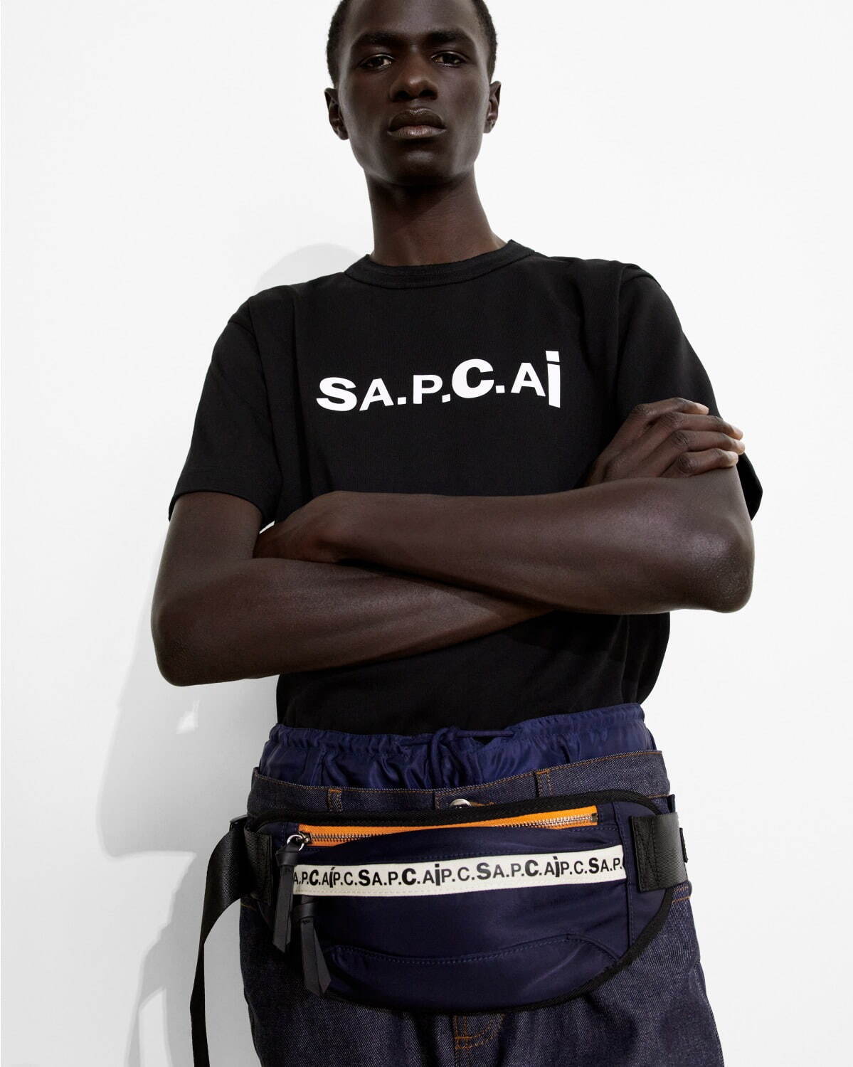 sacai × A.P.C. コラボ　スウェット　パーカー　フーディー　サカイ